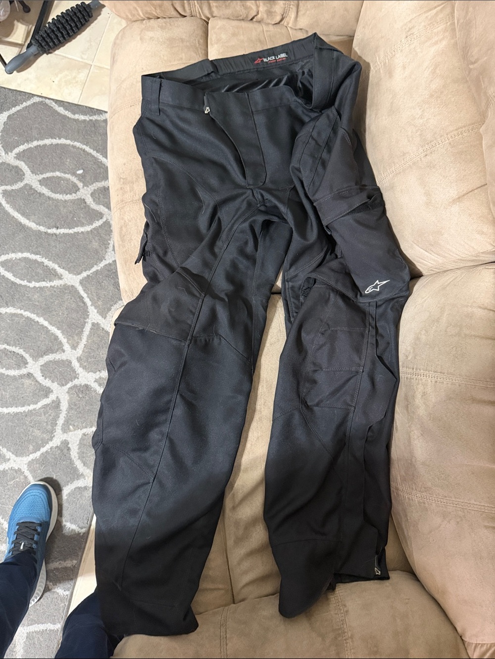Alpinestars Black Tactical Cargo Pants